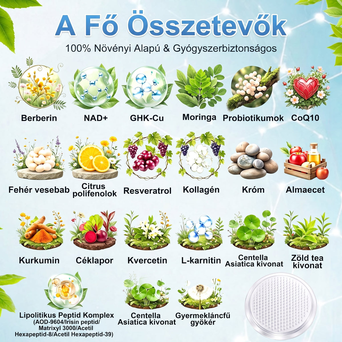 FFBSI® Nano mikrotűs karcsúsító tapasz (Naponta egyszer már 28 napon belül látható változások láthatók) Alkalmas: elhízás kezelésére, szív- és érrendszeri egészségre, cukorbetegség kezelésére, alvási apnoéra és bélrendszeri problémákra🔥