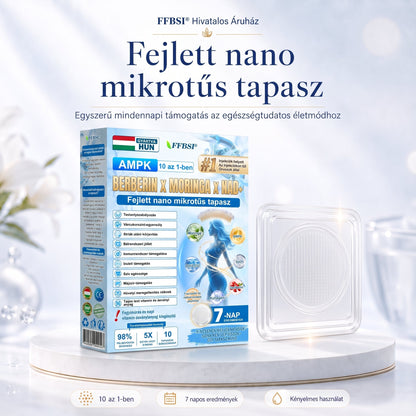 FFBSI® Nano mikrotűs karcsúsító tapasz (Naponta egyszer már 28 napon belül látható változások láthatók) Alkalmas: elhízás kezelésére, szív- és érrendszeri egészségre, cukorbetegség kezelésére, alvási apnoéra és bélrendszeri problémákra🔥