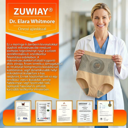 👙HU👙Hivatalos Márkabolt | ZUWIAY® 2026 Moringa & Berberine 4-in-1 Mikrorészecskés Alakformáló és Zsírégető Rövidnadrág（副本）