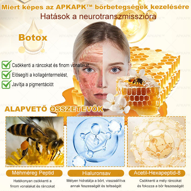 🔥 APKAPK® Méhméreg Bőr Helyreállító Krém 🔥 Magyar fejlesztés, magyarországi gyártás és szállítás
