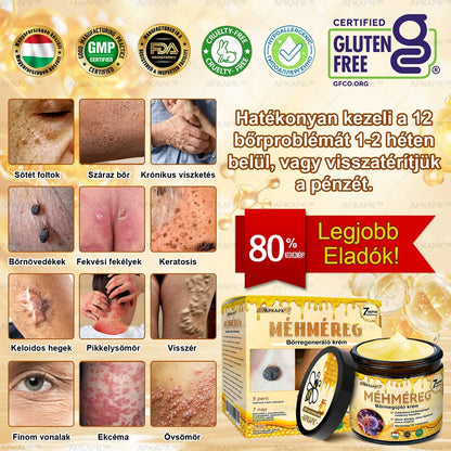 🔥 APKAPK® Méhméreg Bőr Helyreállító Krém 🔥 Magyar fejlesztés, magyarországi gyártás és szállítás