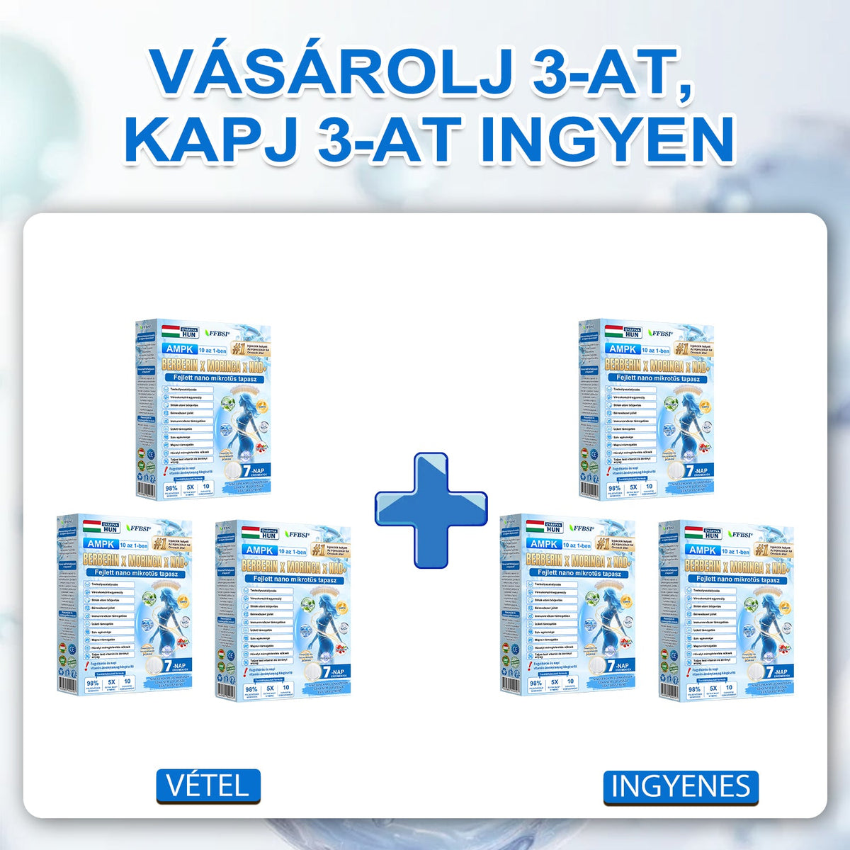 FFBSI® Nano mikrotűs karcsúsító tapasz (Naponta egyszer már 28 napon belül látható változások láthatók) Alkalmas: elhízás kezelésére, szív- és érrendszeri egészségre, cukorbetegség kezelésére, alvási apnoéra és bélrendszeri problémákra🔥