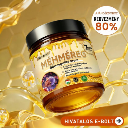 🔥 APKAPK® Méhméreg Bőr Helyreállító Krém 🔥 Magyar fejlesztés, magyarországi gyártás és szállítás